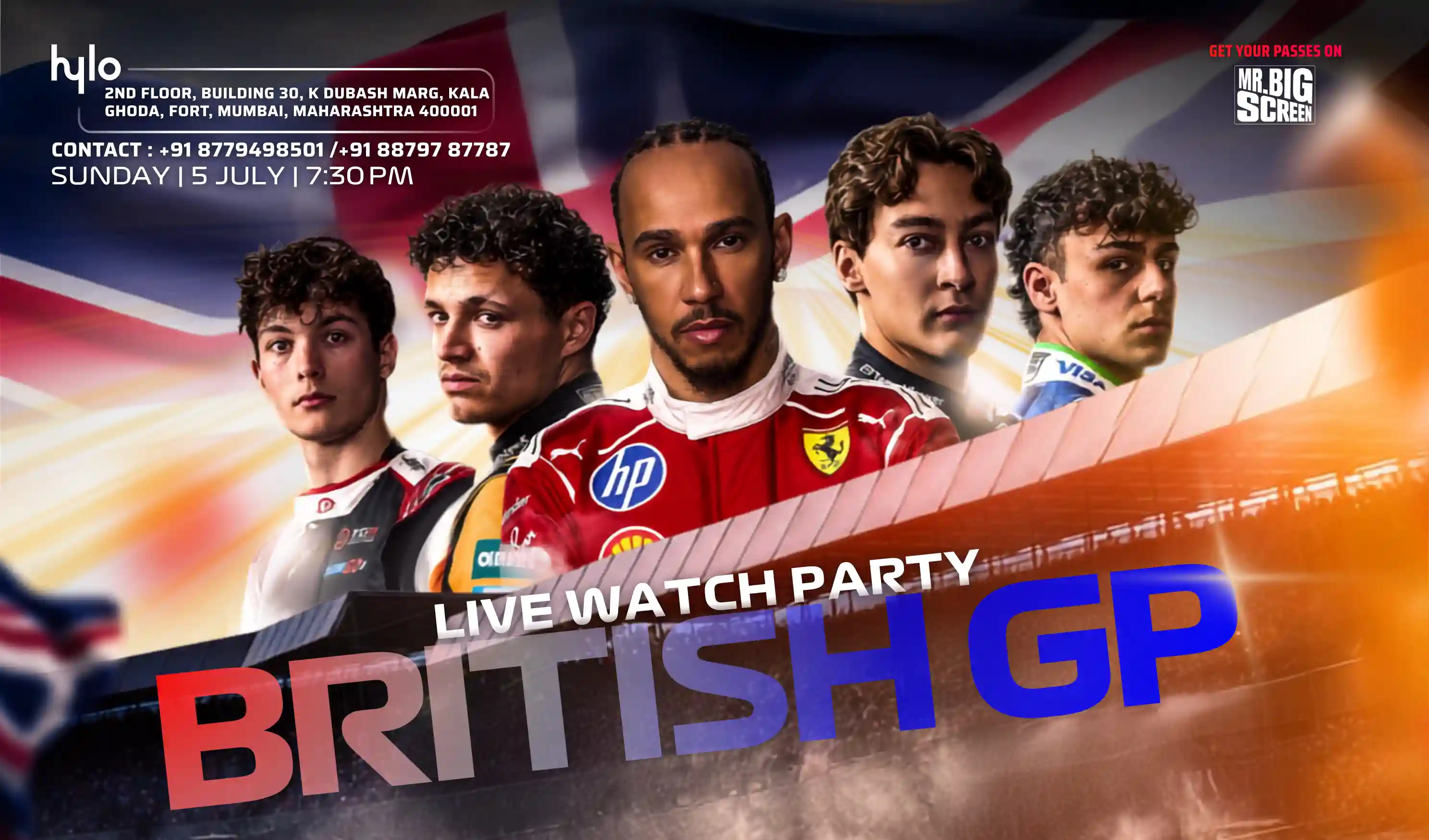 British GP 2026- F1 Screening, Hylo- Kala Ghoda, Mumbai
